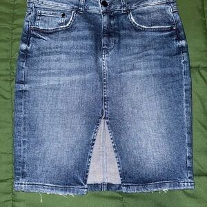 H&M Blue Denim Mini Skirt
